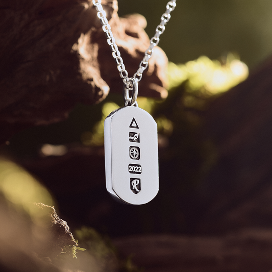 Classic Dog Tag (Sterling Silver)